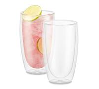 BODUM (4560-10) Lot de 2 Verres à double paroi, Transparent, 45 cl, 2 Unité