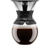 Bodum Pour Over Cafetière avec filtre permanent Bec court 1, 0 L 34 Oz
