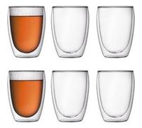 bodum set de 6 verres double paroi 35cl 4559-10-12 pavina