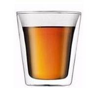 Bodum Set 2 verres Canteen double paroi 0,2 l transparent