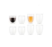 BODUM Set de verres double paroi »Pavina«, 8 pièces