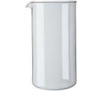 Bodum 1508-10 Remplacement de la presse Française Gobelet en Verre de 8 Tasses, Transparent, 1 L - 9,6 cm de Diamètre, H 18 cm