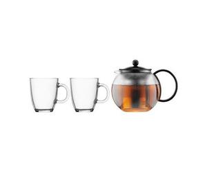 Bodum Teebereiter avec Edelstahlfilter 1 Liter + 2 Teetassen