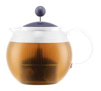 BODUM Théière 0,5 L en verre avec filtre plastique Bleue - Assam