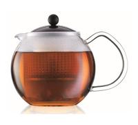 BODUM Théière 0,5 L en verre avec filtre plastique Noir - Assam