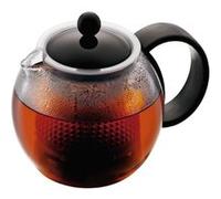 Bodum - Théière à piston, couvercle et filtre en plastique, 0.5 l Noir
