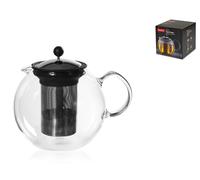 Bodum Théière À Pression Assam En Verre Borosilicate 1,5 L, Filtre Acier Inox