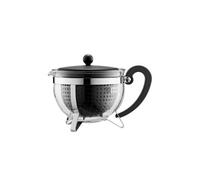 Bodum - Théière Chambord Noire 1,3 L Filtre En Plastique