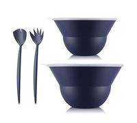 Bodum Lot de 2 saladiers TOPEE K2551-540-143S-1 3 l/4,9 l avec couvercle et couverts bleu