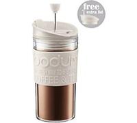 Bodum Travel Press K11102-913 Mug à Piston 0,35 L Blanc Crème Blanc Crème G