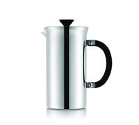 Bodum Cafetière à piston Tribute Press en acier inoxydable 1 L 8 tasses finition argentée