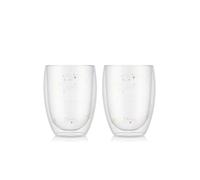Bodum Verres à double paroi PAVINA Disney Stardust, lot de 2, verres isothermes en verre borosilicaté de 350 ml pour boissons chaudes et froides, 4559-10-DSN