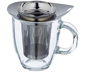Bodum - Yo-Yo - Set Mug Infuseur Individuel en Verre Trempé - Filtre Inox - 35 cl