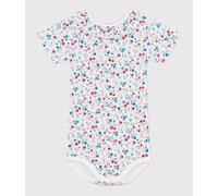 Body à manches courtes bébé en coton, imprimé fleuri Petit Bateau - blanc - Taille 6 mois 6M blanc/multicouleur