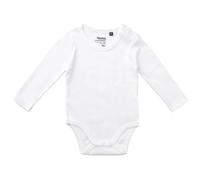 Body Ã manches longues bÃ©bÃ© Neutral Blanc 3 mois