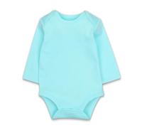 Body à Manches Longues pour Nouveau-né et Nourrisson - Vêtement Unique et Confortable en Une Pièce (Light Blue, 18-24 Months)