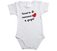 Body à manches mi-longues Love of Mom and Dad - 3 mois