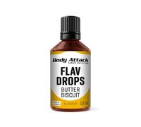 Body Attack Flav Drops Butter Biscuit 50ml