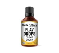 Body Attack Nutrition | Flav Drops (50ml) | Arômes et édulcorants | Arômes zéro calories - Cookies