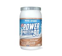 Body Attack Power Protein 90, 5K protein powder de whey protéine, L-Carnitine et BCAA pour la croissance musculaire et le fitness - blanc oeuf poudre, Noisette, 1kg