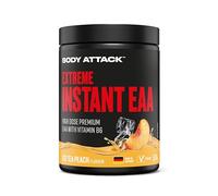Body Attack Sports Nutrition Body Attack Extreme Itat EAA Powder Ice Tea Peach, 500 g Fabriqué en Allemagne 8 acides aminés essentiels pour un régime riche en protéines