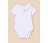 Body avec collerette bébé - coton biologique blanc casse 3M(60CM)