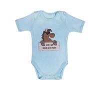 Body bÃ©bÃ© QHP Bobby Bleu 3/6 mois