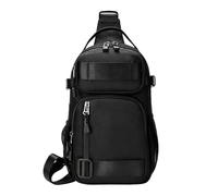 Body Bag for Men - Sling Bag | Compact Chest Pack | Adjustable Shoulder Strap, Multiple Compartments, Lightweight Everyday Organizer, For Travel Work Hiking Cycling And Outdoor