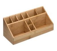 Body Beauty - Organiseur Tiroir 10 Compartiments "Wood" 23cm Naturel Beige G