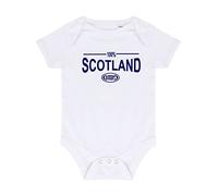 Body bébé 100% Écosse Six Nation Rugby Cadeau naissance Blanc 12-18 mois