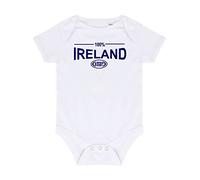 Body bébé 100% Irlande Six Nation Rugby Cadeau de naissance Blanc 6-12 mois