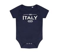 Body bébé 100% Italie Six Nation Rugby Cadeau naissance Bleu marine 3-6 mois