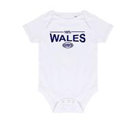 Body bébé 100% Pays de Galles Six Nation Rugby Cadeau naissance Blanc 12-18 mois