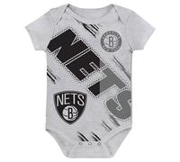 Body bébé Brooklyn Nets Creeper Gris 12 mois