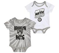 Body bébé Brooklyn Nets Monterey (x2) Blanc 6/9 mois