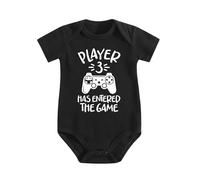 Body bébé Coton, Player 3 Has Joined The Game 5 | 100 % coton doux, manches courtes, boutons-pression, imprimé fun. Confortable et facile d’entretien au quotidien