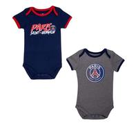 Body bébé garçon - PARIS SAINT GERMAIN - 2 pièces - Coton - Manches courtes - Bleu 3 mois