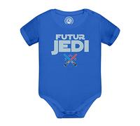 Body Bébé Manche Courte Bleu Futur Jedi Film Héros Culture Geek