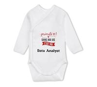 Body Bébé Manches Longues Priorite N1 dans ma vie C'est ma Data Analyst - Baby Bodysuit 6-12 mois - Idée Body Bébé Manches Longues Cadeau Naissance Baby Shower Anniversaire Fête Original Famille Noël.