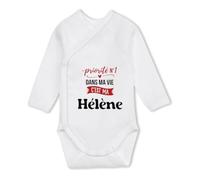 Body Bébé Manches Longues Priorite N1 dans ma vie C'est ma Helene - Baby Bodysuit 6-12 mois - Idée Body Bébé Manches Longues Cadeau Naissance Baby Shower Anniversaire Fête Original Famille Noël.
