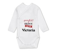 Body Bébé Manches Longues Priorite N1 dans ma vie C'est ma Victoria - Baby Bodysuit 12-18 mois - Idée Body Bébé Manches Longues Cadeau Naissance Baby Shower Anniversaire Fête Original Famille Noël.