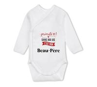 Body Bébé Manches Longues Priorite N1 dans ma vie C'est mon Beau-Pere - Baby Bodysuit 12-18 mois - Idée Body Bébé Manches Longues Cadeau Naissance Baby Shower Anniversaire Fête Original Famille Noël.