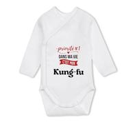 Body Bébé Manches Longues Priorite N1 dans ma vie C'est mon Kung-fu - Baby Bodysuit 12-18 mois - Idée Body Bébé Manches Longues Cadeau Naissance Baby Shower Anniversaire Fête Original Famille Noël.