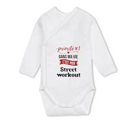 Body Bébé Manches Longues Priorite N1 dans ma vie C'est mon Street workout - Baby Bodysuit 0-3 mois - Idée Body Bébé Manches Longues Cadeau Naissance Baby Shower Anniversaire Fête Original Famille.