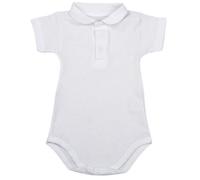 Body bébé manches mi-longues modèle polo - 1 mois