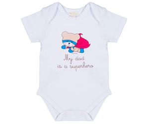 Body bébé mon père est un super-héros Nanan - 1 mois