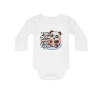 Body bébé Trop chou pour être vrai Motif panda étoile clin d’œil Cadeau naissance original Taille 3-6M, Couleur White