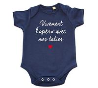 Body Bébé Vivement l'apéro avec Mes taties Bleu Marine 12-18 Mois