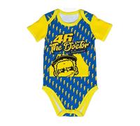Body Bébé Vr46 Bleu Motif Éclair Motogp Officiel