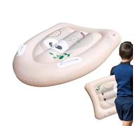 Body Board gonflable - Plateforme de support flottante de 74 x 53 cm, construction résistante à l'eau en PVC, conception à double poignée, forme de voyage légère | Pratique d’équilibre au bord de la p